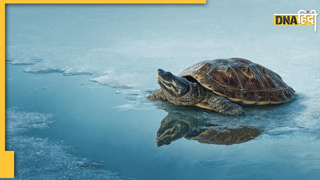 सर्दियों में कछुए का जिंदा रहने के लिए अनुकूलन