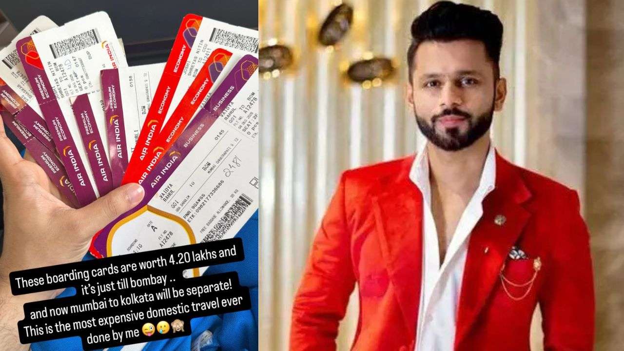 Rahul Vaidya's whopping spending on flight tickets