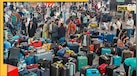 IndiGo Cancellation Chaos in Photos: लंबी कतारें, हर तरफ लगेज, जहां जगह मिली वहीं सोते दिखे यात्री... तस्वीरों में देखें हाल