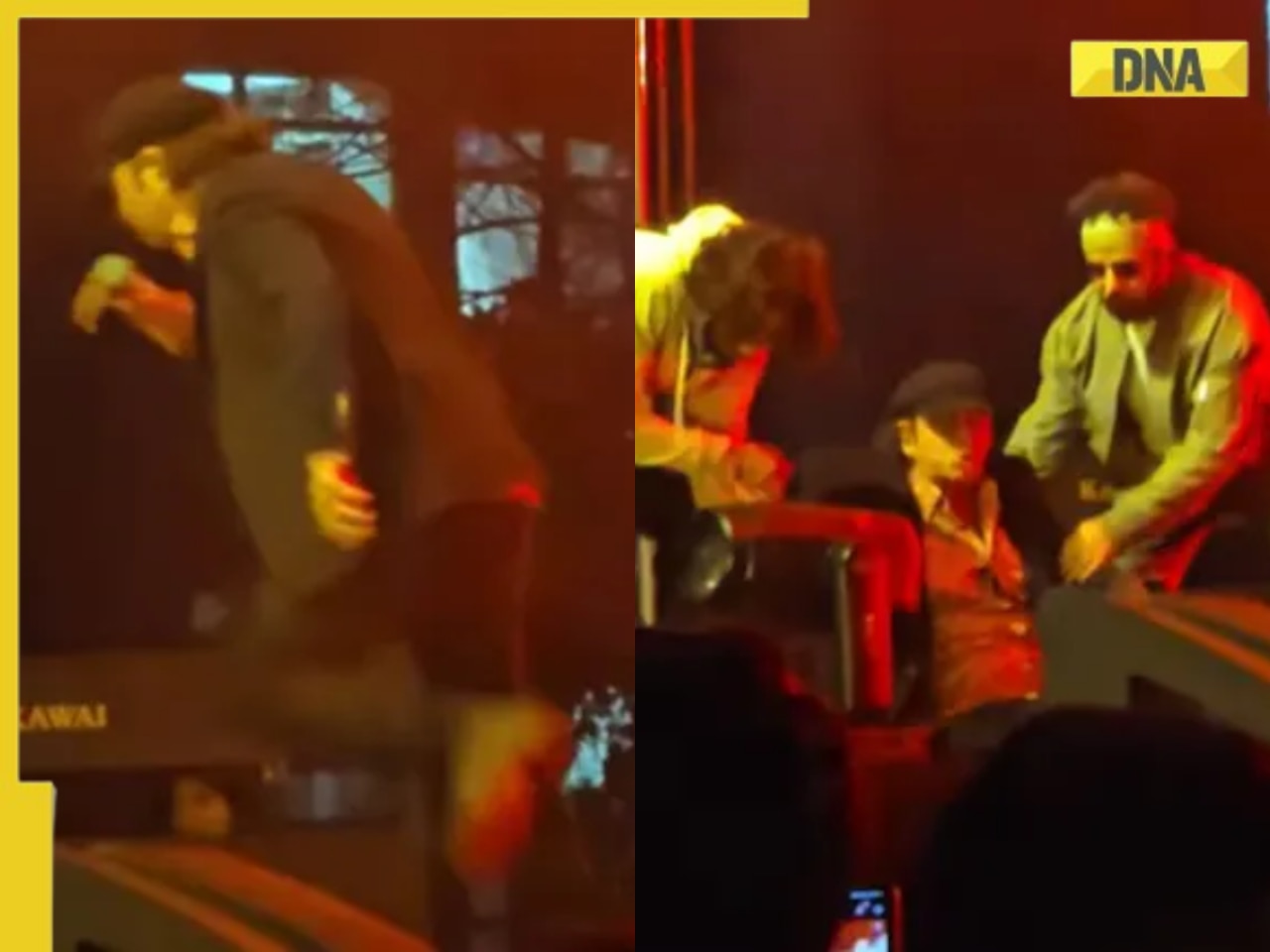 Viral video: Mohit Chauhan SUFFERS mishap at AIIMS Bhopal live concert, suffers huge fall after he...., fans express concern