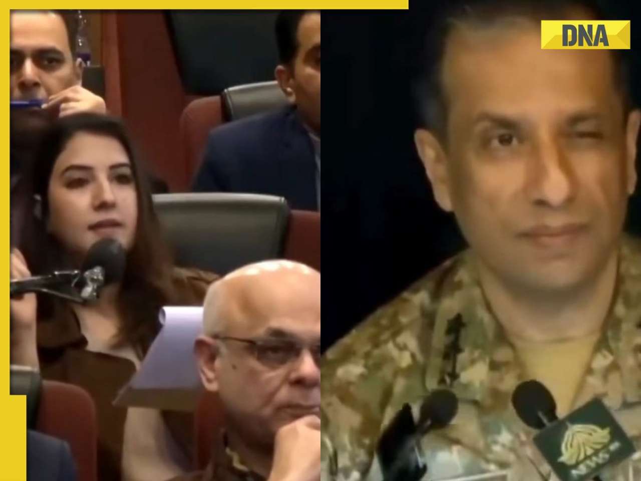Pakistan Army top official Ahmed Sharif Chaudhry caught 'winking' at female journalist; video goes viral, Internet says, 'someone...', WATCH