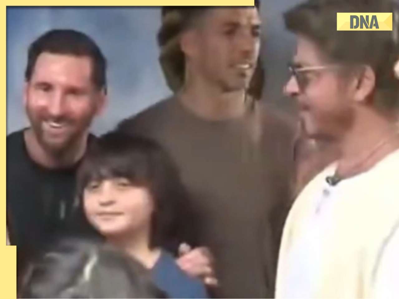 Messi India tour: Argentina football icon meets Shah Rukh Khan in Kolkata, unveils 70 feet statue, watch viral video