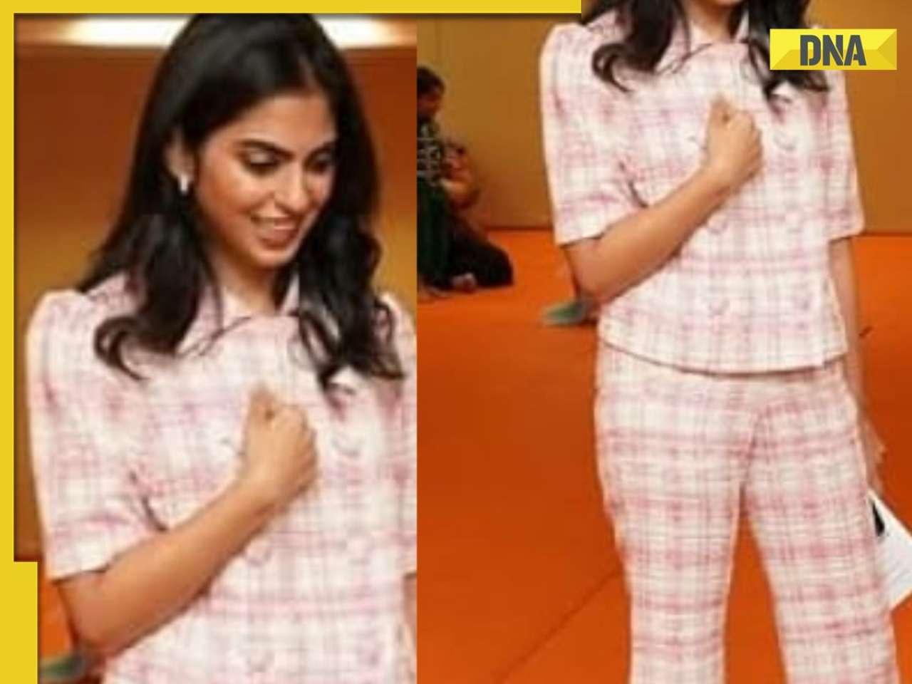 De zachtroze outfit van Isha Ambani bewijst dat minimale mode en comfort hand in hand kunnen gaan; ZIE de foto’s De zachtroze outfit van Isha Ambani bewijst dat minimale mode en comfort hand in hand kunnen gaan; ZIE de foto’s