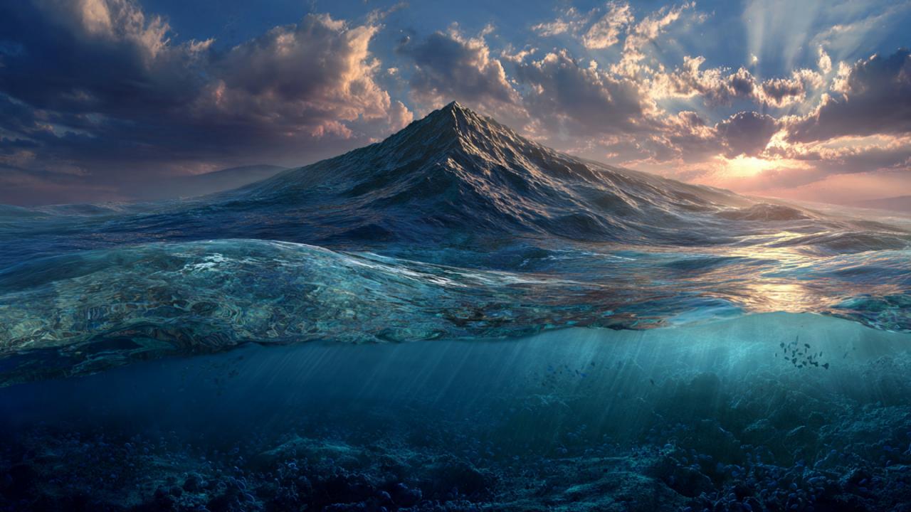 पानी के नीचे का सबसे बड़ा पर्वत
