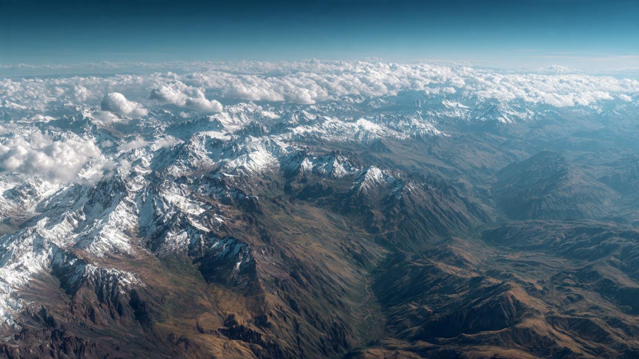 सबसे लंबी पर्वत श्रृंखला