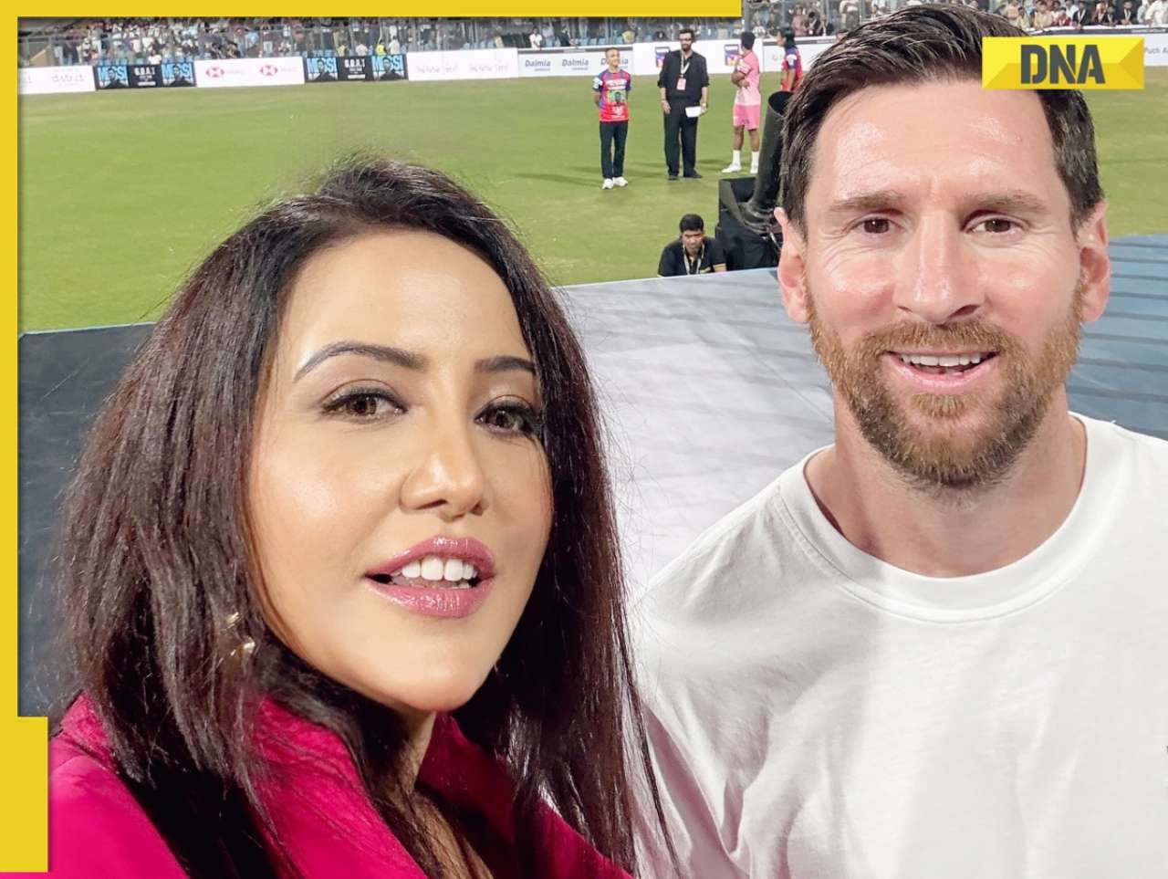 general Maharashtra CM's wife Amruta Fadnavis meets Lionel Messi, gets massive backlash online due to...