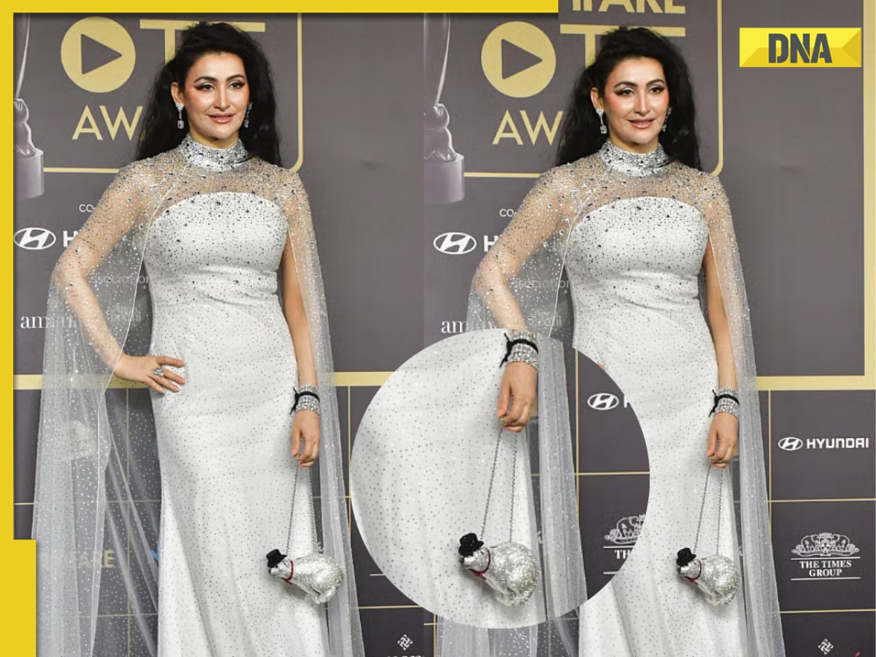 Shalini Passi stuns at Filmfare OTT Awards 2025 with Judith Leiber polar bear clutch; its worth Rs…