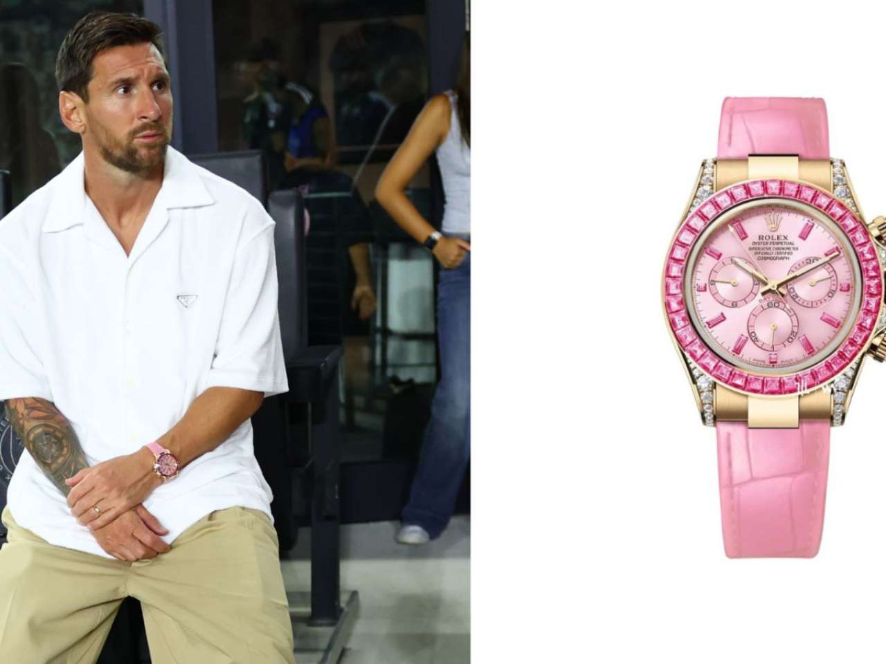 Lionel Messi's The 'Barbie' Rolex Daytona