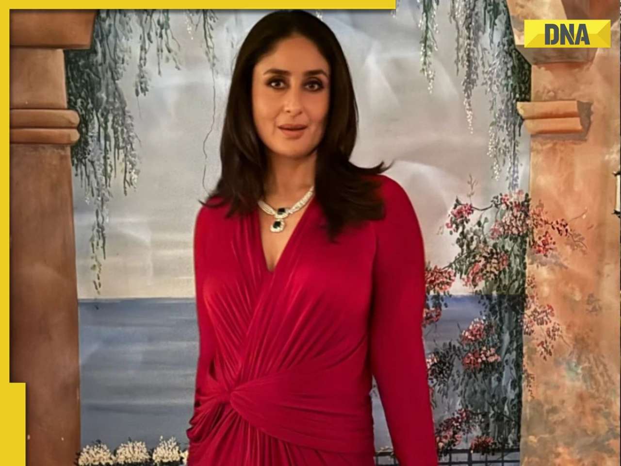 Kareena Kapoor stuns in red Malini Ramani gown, celebrates christmas in style, SEE pics