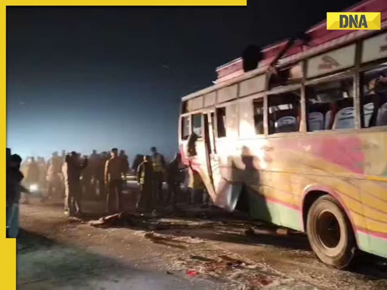 Jammu Accident: School bus on picnic overturns after hitting divider, 35 children injured