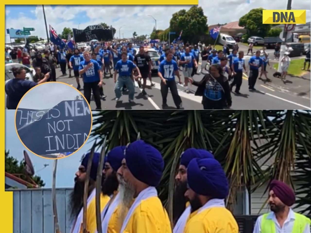Anti-India protest in New Zealand? 'True Patriots of NZ' group disrupts Sikh community's Nagar Kirtan in Auckland, raises slogans, 'This is our land...', WATCH