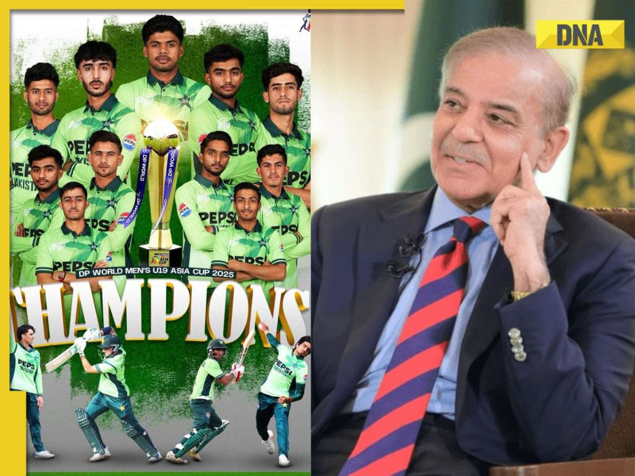 Shehbaz Sharif hails U-19 heroes! PM congratulates Pakistan on Asia Cup final win over India, lauds PCB chief Mohsin Naqvi's vision