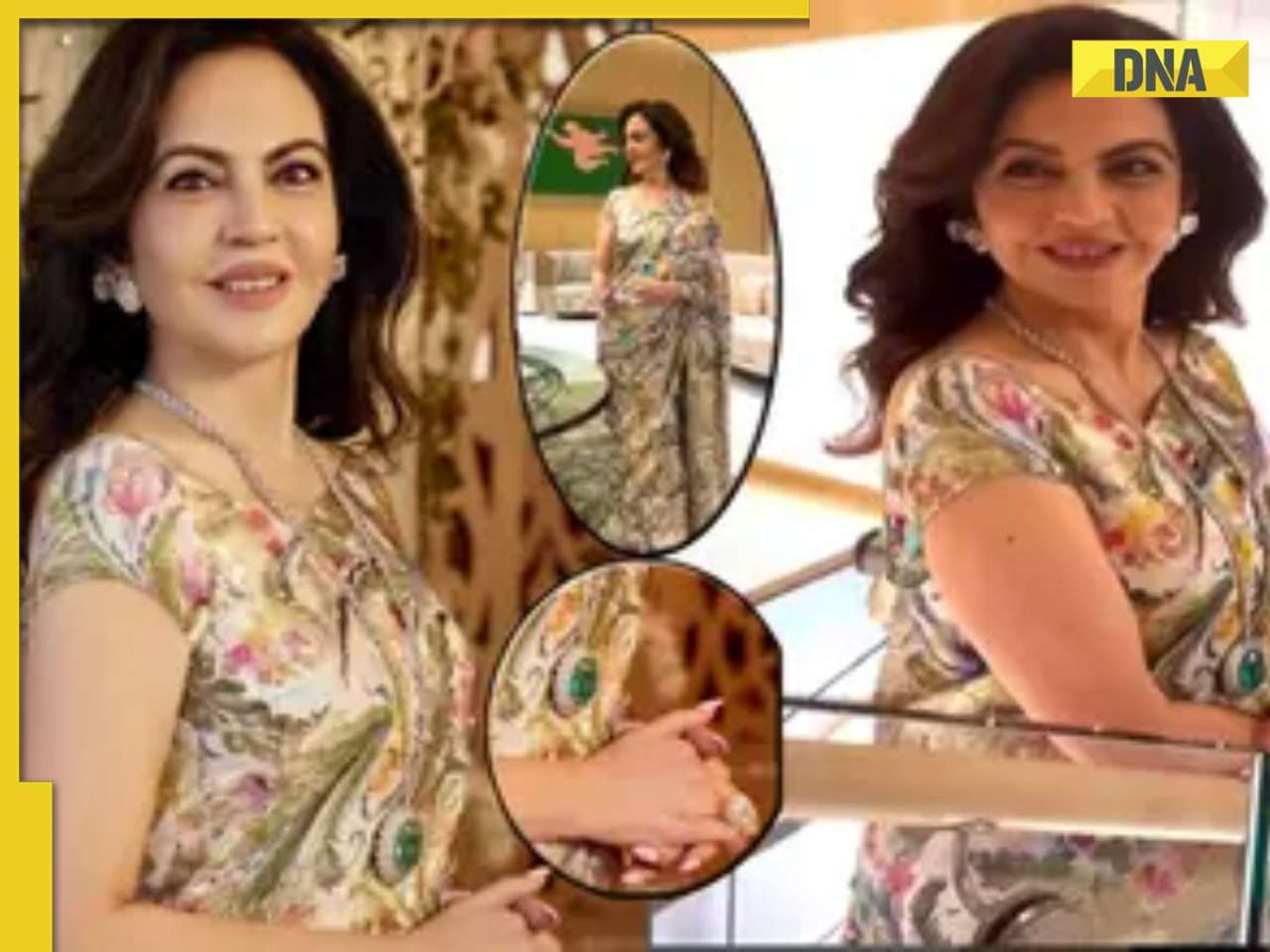 Nita Ambani stuns in Rare Brazilian Paraíba necklac at Mona Mehta’s birthday celebration, See viral pics