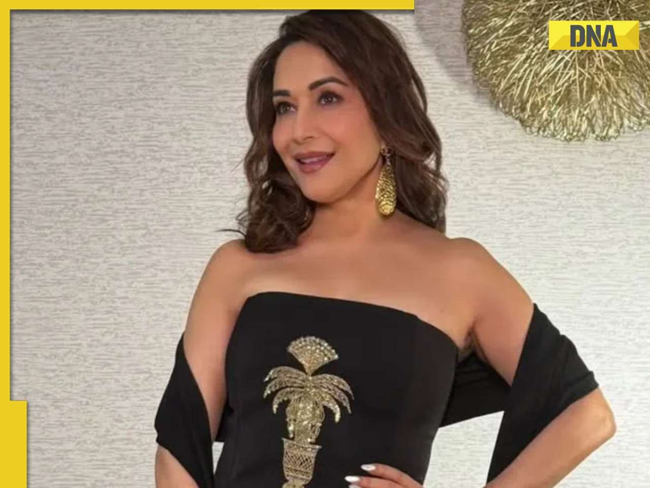 Madhuri Dixit stuns in stylish black House of Masaba corset outfit, see viral pics