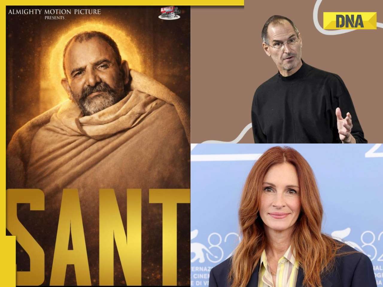 Steve Jobs, de inspiratiebron van Julia Roberts, spirituele goeroe Neem Karoli Baba krijgt een 7-delige serie