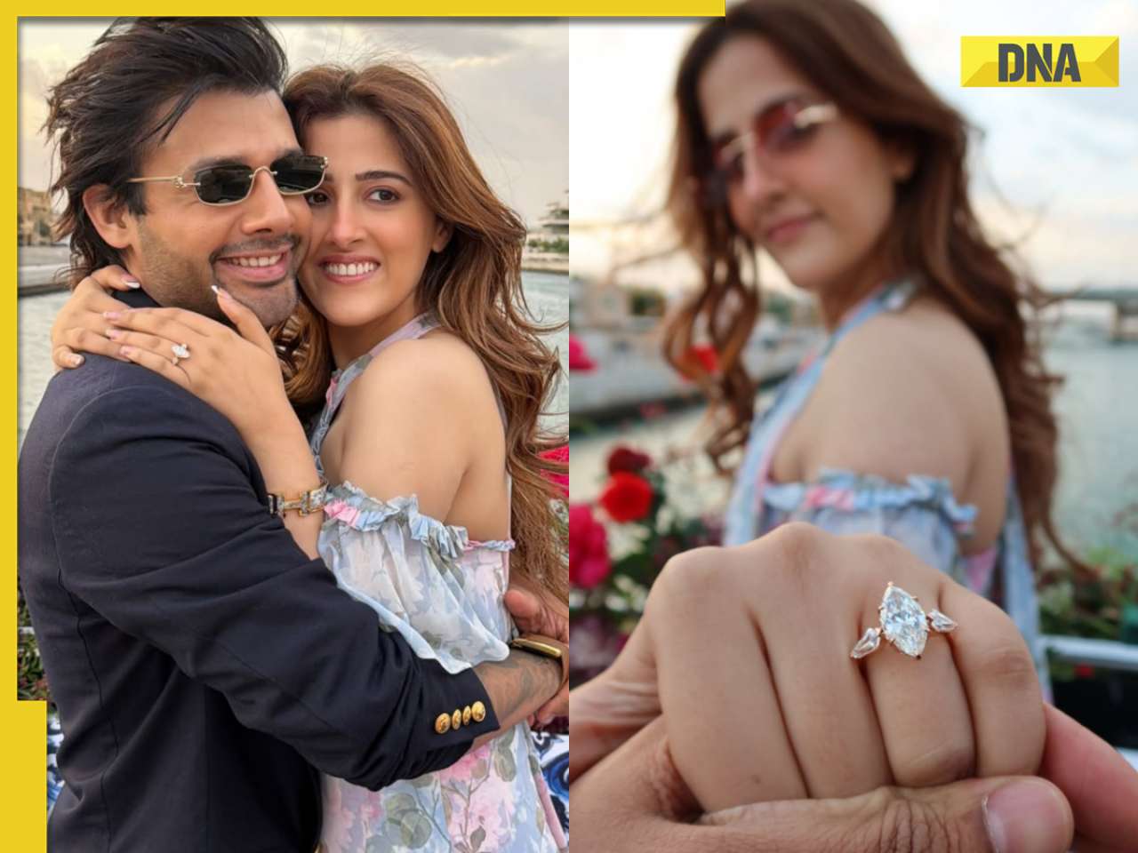 Kriti Sanons zus Nupur Sanon verlooft zich met zanger Stebin Ben en pronkt met enorme diamanten ring: ‘Het eenvoudigste ja dat ik ooit heb…’