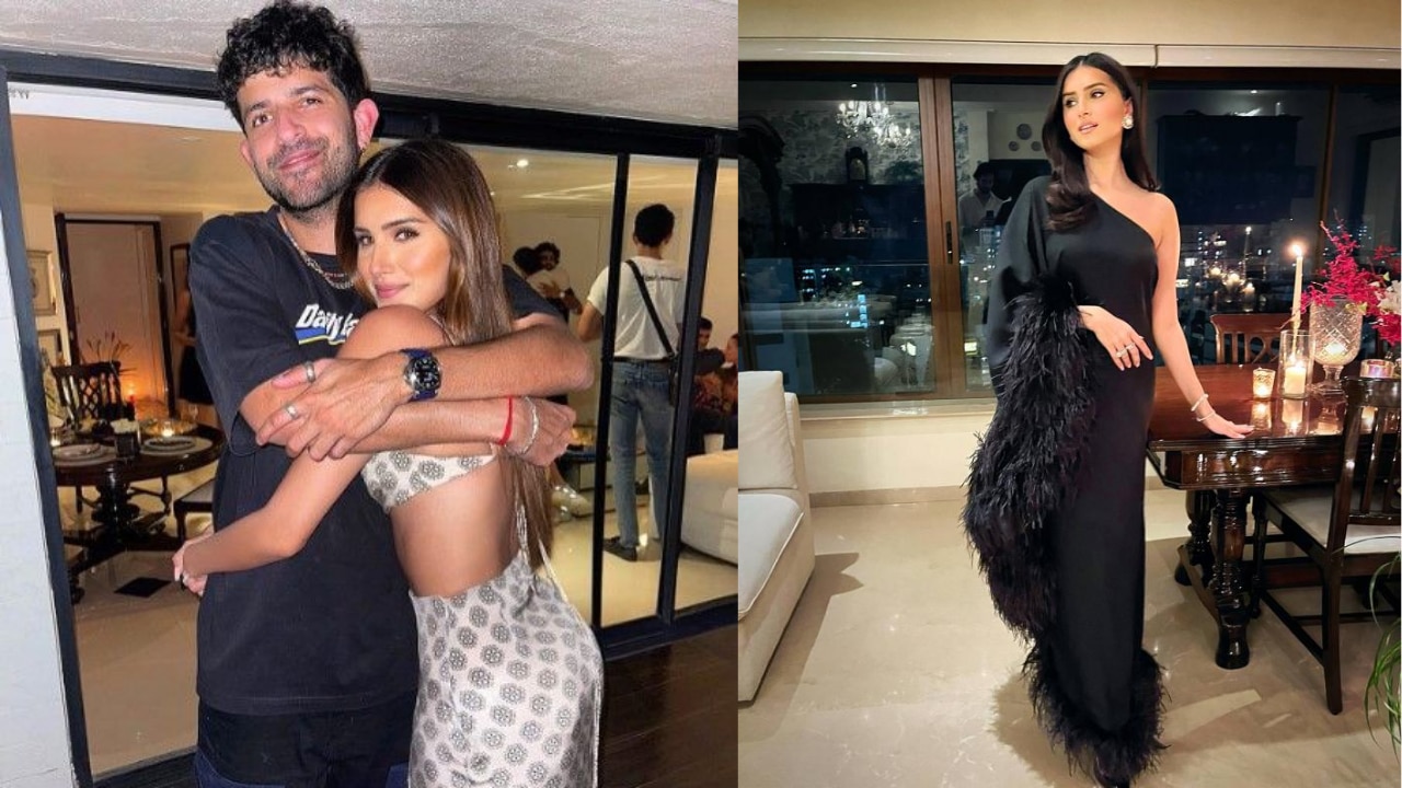 Her living and dining room