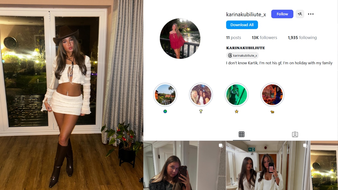 Karina Kubiliute shut down dating rumours