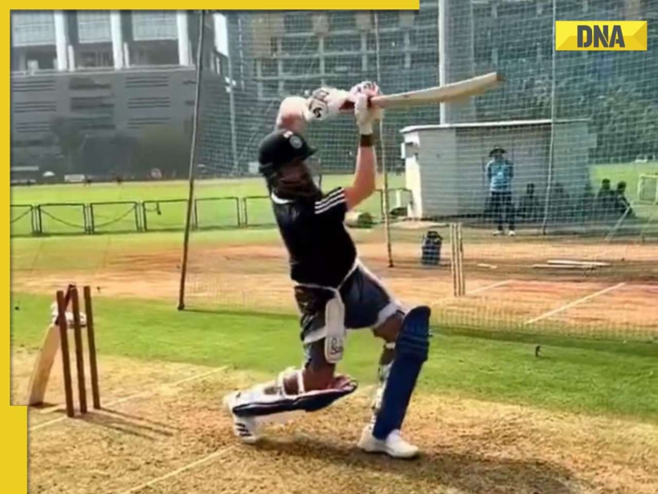 IND vs NZ: Rohit Sharma turns heads with unrecognisable look, smashes lofted six in training - Watch