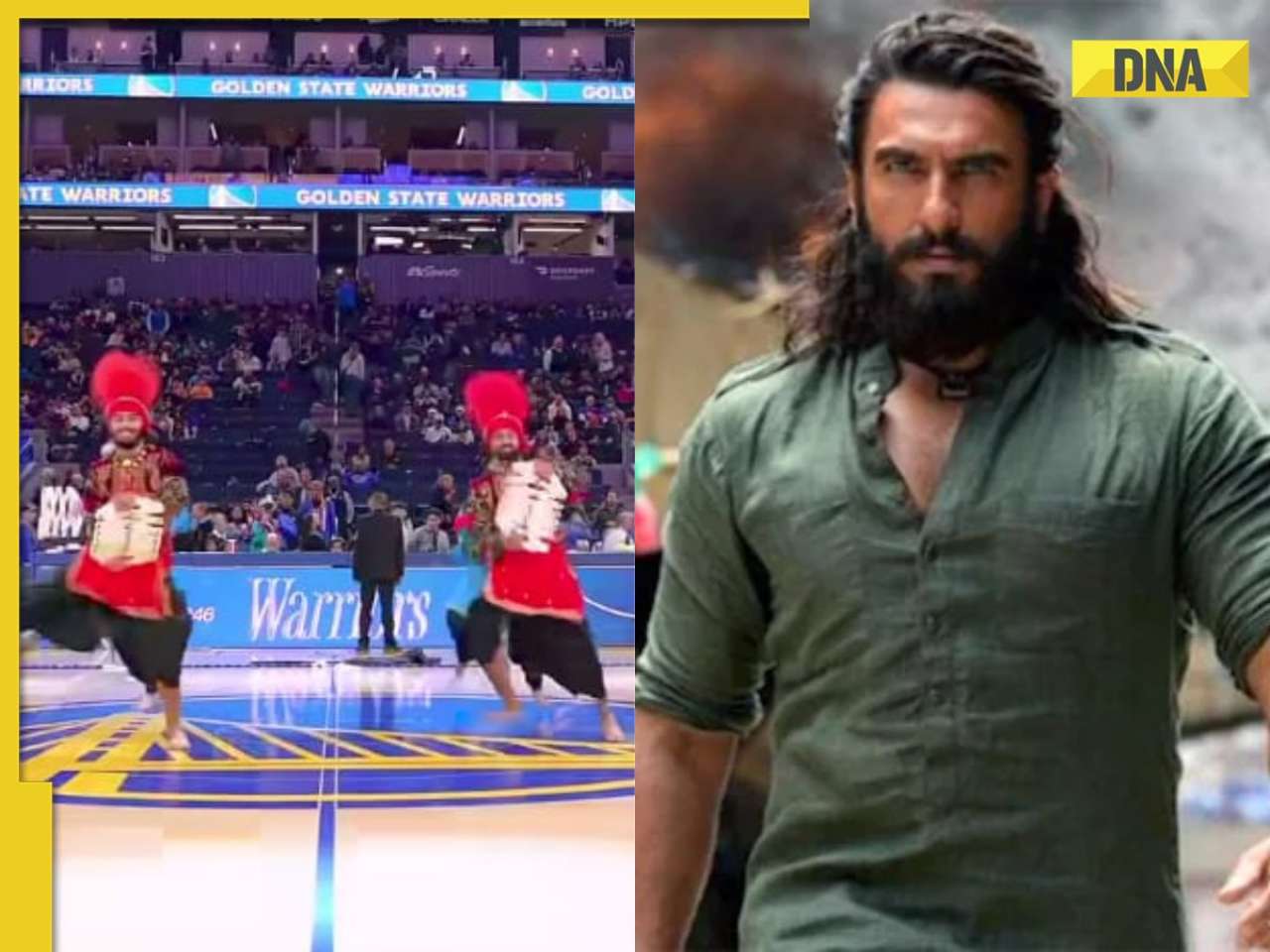 Dhurandhar neemt NBA over, virale video toont bhangra-optreden op Ranveer Singh-nummer, spannend Amerikaans publiek