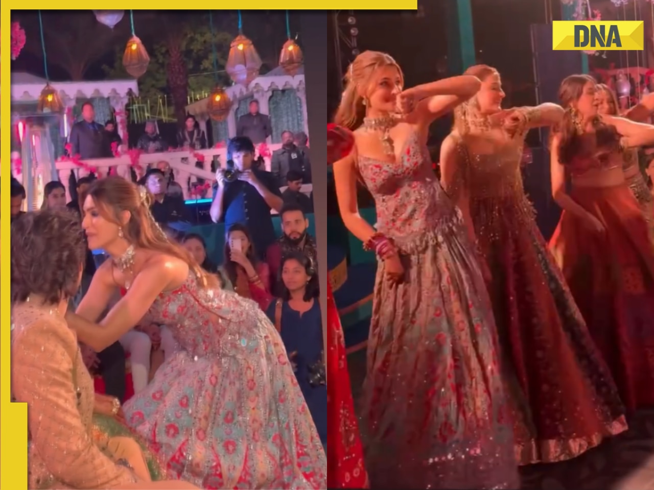 Kriti Sanon dazzles at Nupur Sanon-Stebin Ben’s Udaipur wedding, bride’s vibrant lehenga steals spotlight