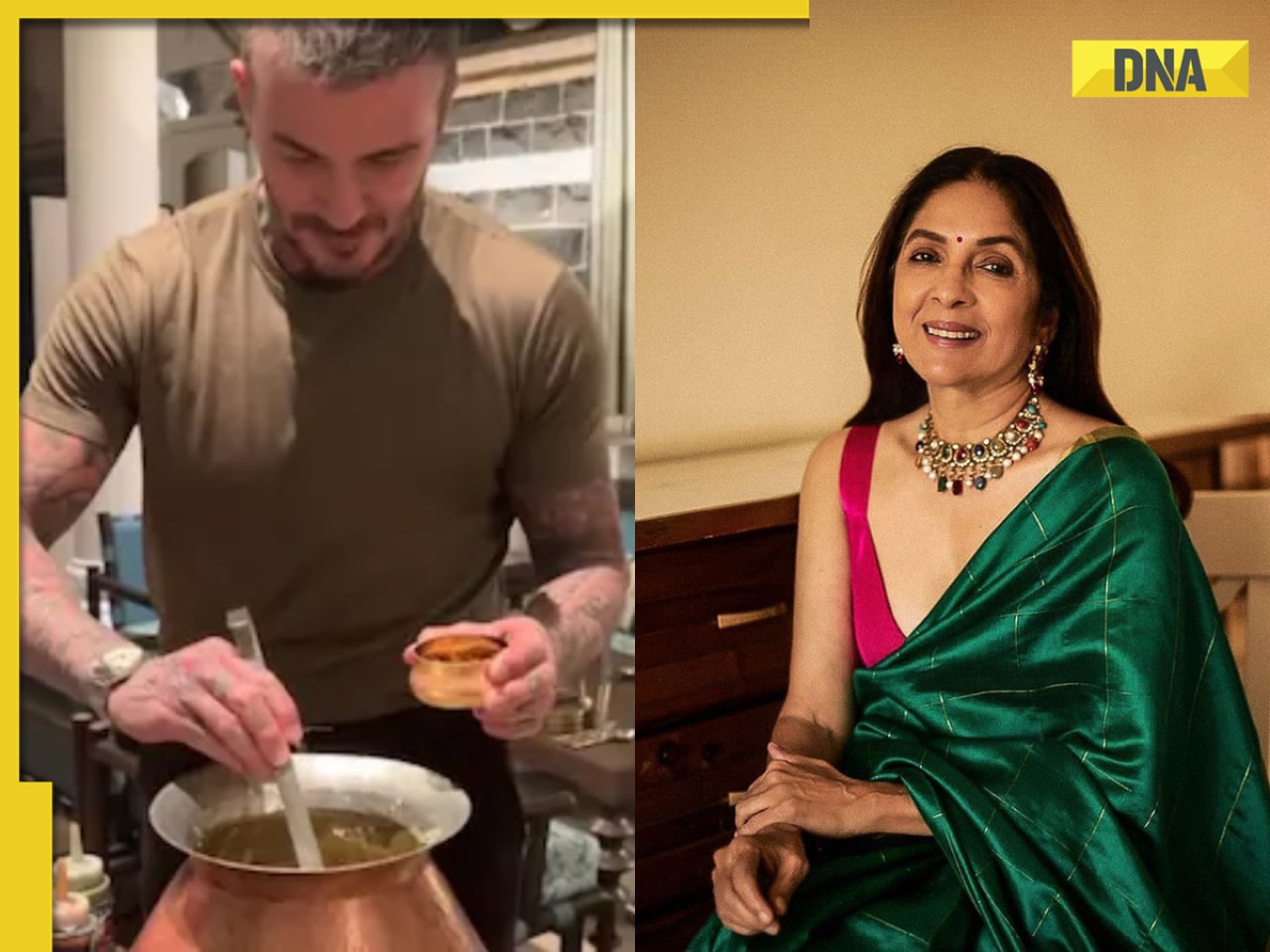 David Beckham Dal Chaat Recipe to Neena Gupta Vegetable Uttapam Recipe: 7 celebrity recipes that ruled social media in 2025