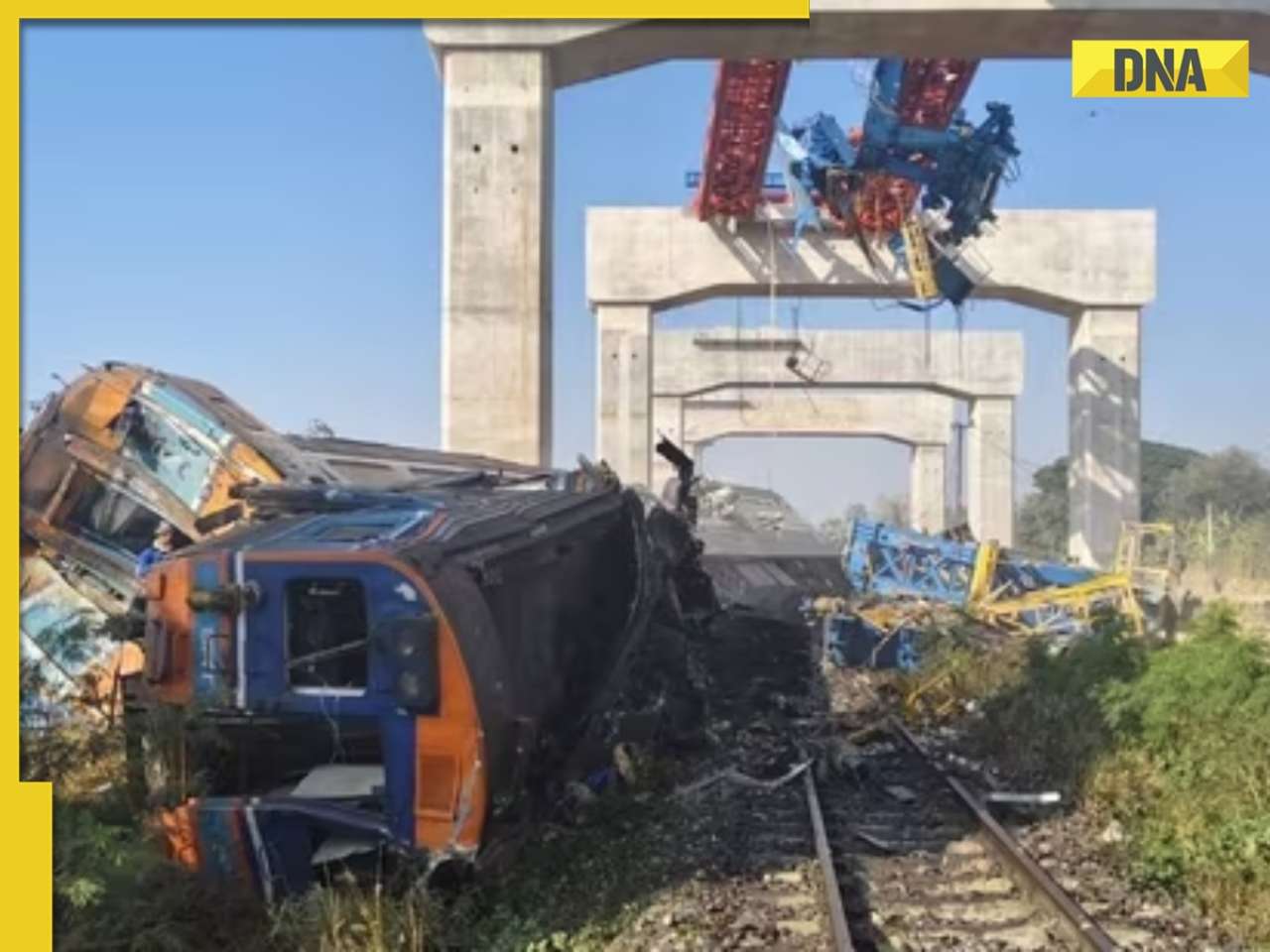 Thailand crane collapse: At least 22, over 30 injured as passenger train from Bangkok derails, rescue operation underway