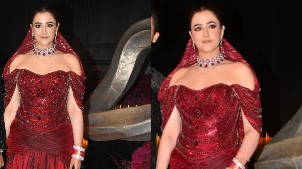 Nupur Sanon’s modern bridal moment