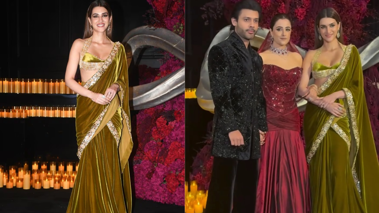 Kriti Sanon sister-of-the-bride's style