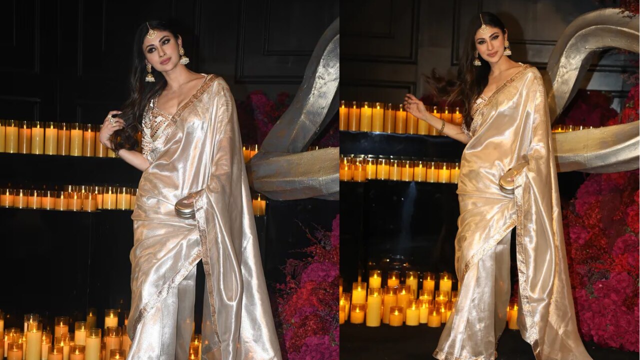 Mouni Roy in a saree