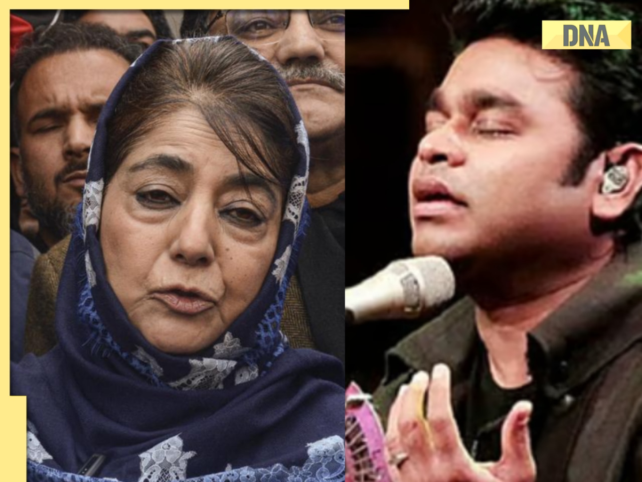 AR Rahman’s ‘communal bias in Bollywood’ remarks get support from Mehbooba Mufti, former J-K CM says 'when Javed Akhtar dismisses...'