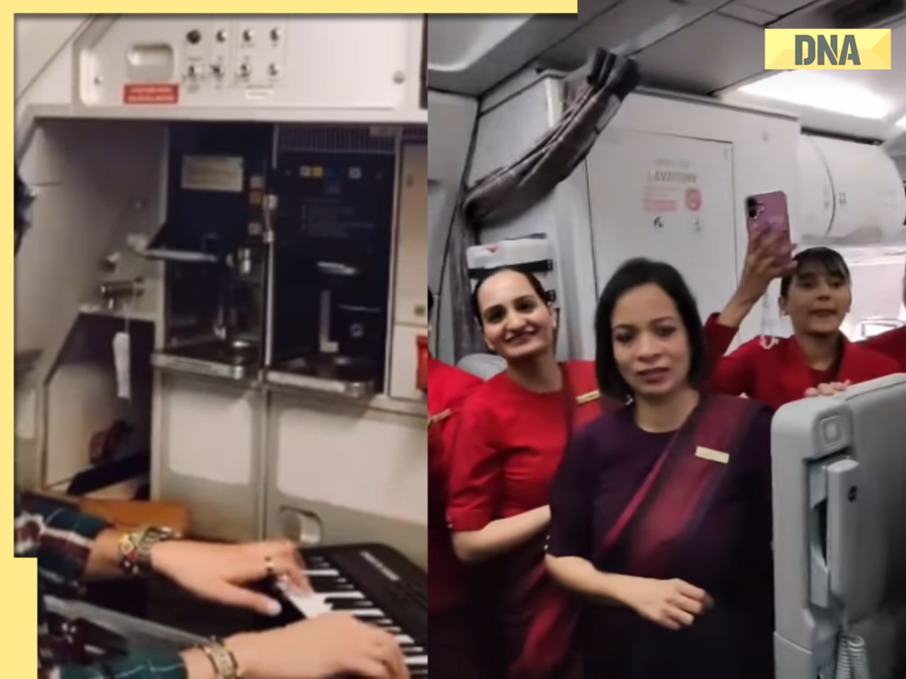 Air India plane turns into mini concert hall, Pianist plays Zara Zara in sky at 40,000ft height; Watch viral video