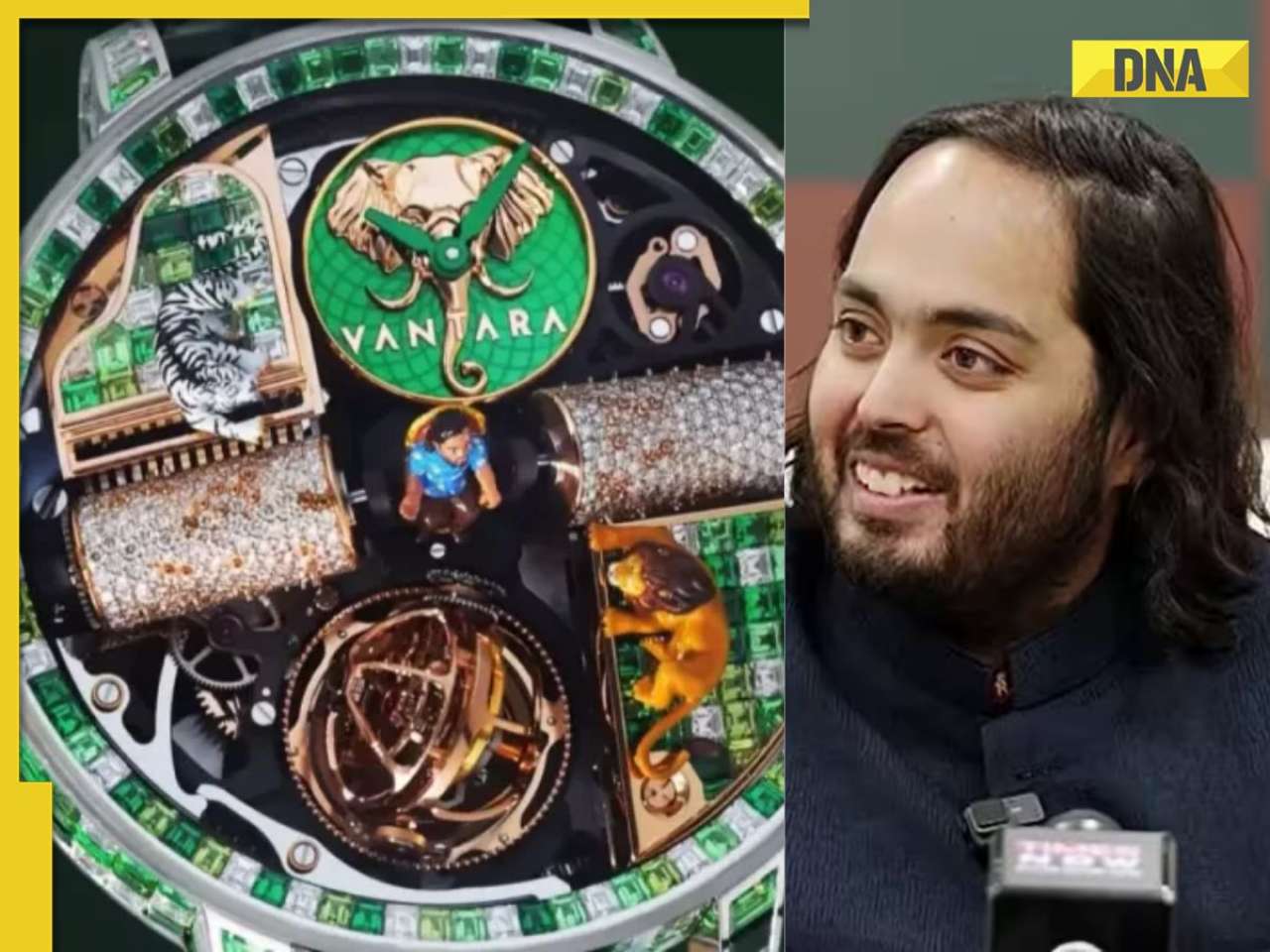 Anant Ambani draagt het Jacob & Co ‘Vantara’-horloge, bezaaid met 337 edelstenen, terwijl goud, alligatorhuid; de prijs zal je shockeren