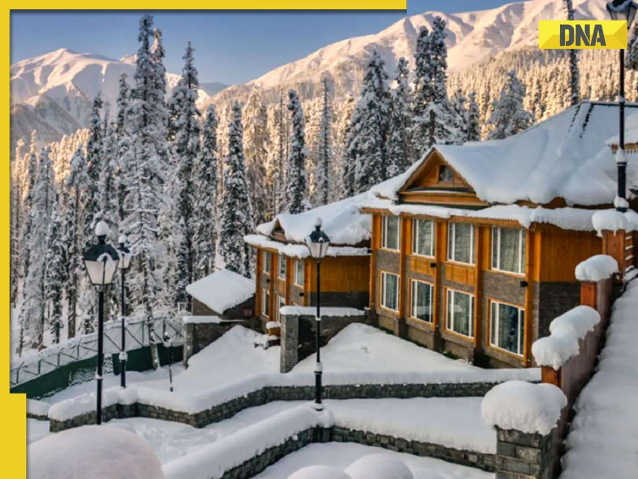 Jammu and Kashmir turns into winter wonderland after heavy snowfall, roads and rooftops covered; See pics