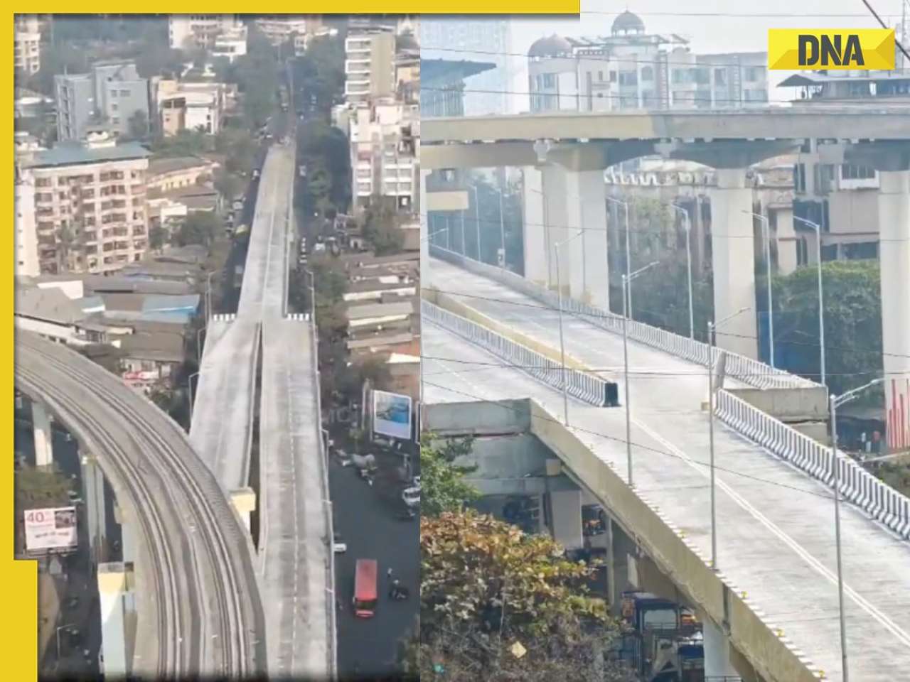 Mumbai: Viral video shows four-lane Mira Bhayander flyover abruptly narrowing to two, netizens flag safety concerns, MMRDA responds  