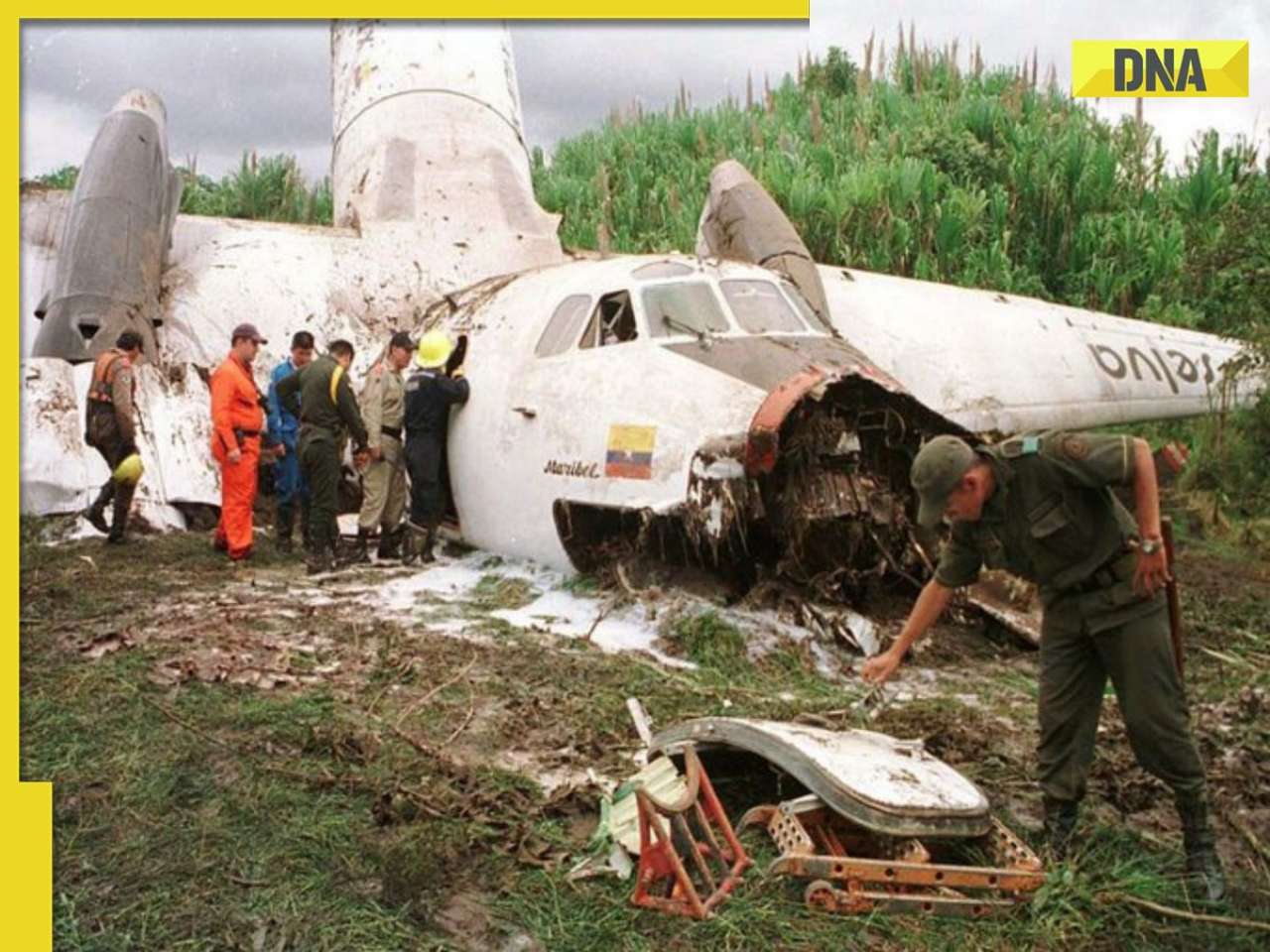 Colombian flight disappeared, then found crashed killing all onboard, including two politicians; probe underway; WATCH