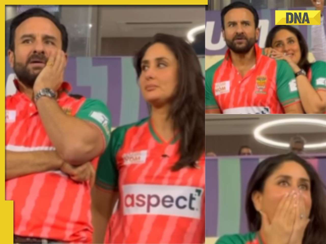 Viral video: Kareena Kapoor enjoys ISPL with Saif Ali Khan, Taimur; actress gives major hangover of Jab We Met's Geet, fans react