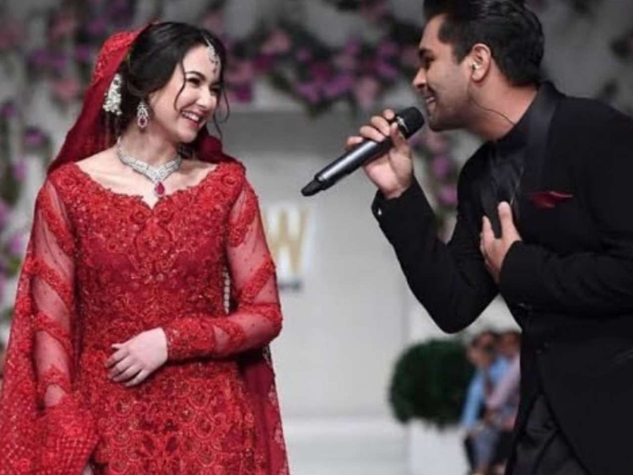 Pakistan actress Hania Amir and singer Asim Azhar got married in ...