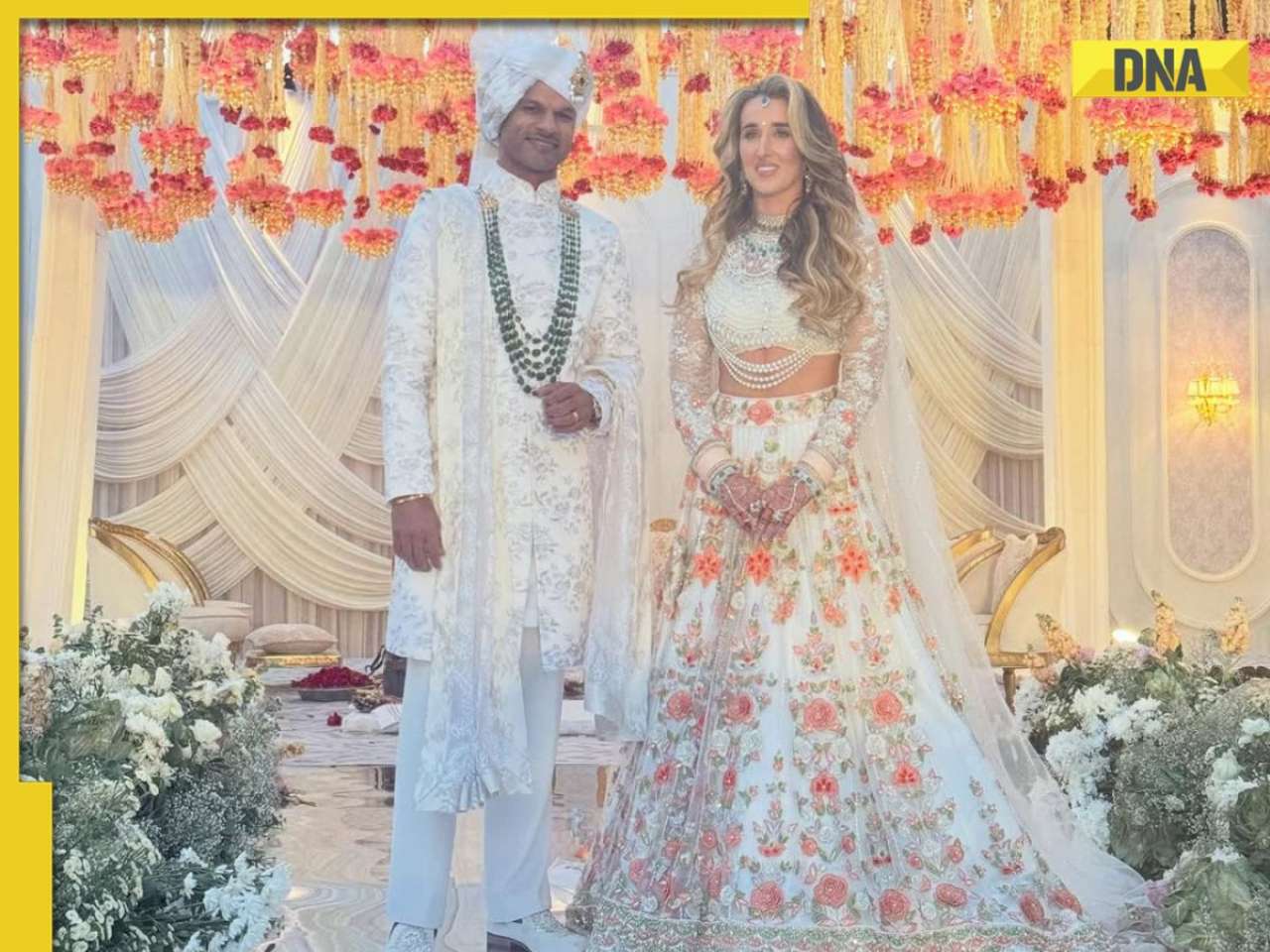 Former India opener Shikhar Dhawan marries long-time girlfriend Sophie Shine in private ceremony