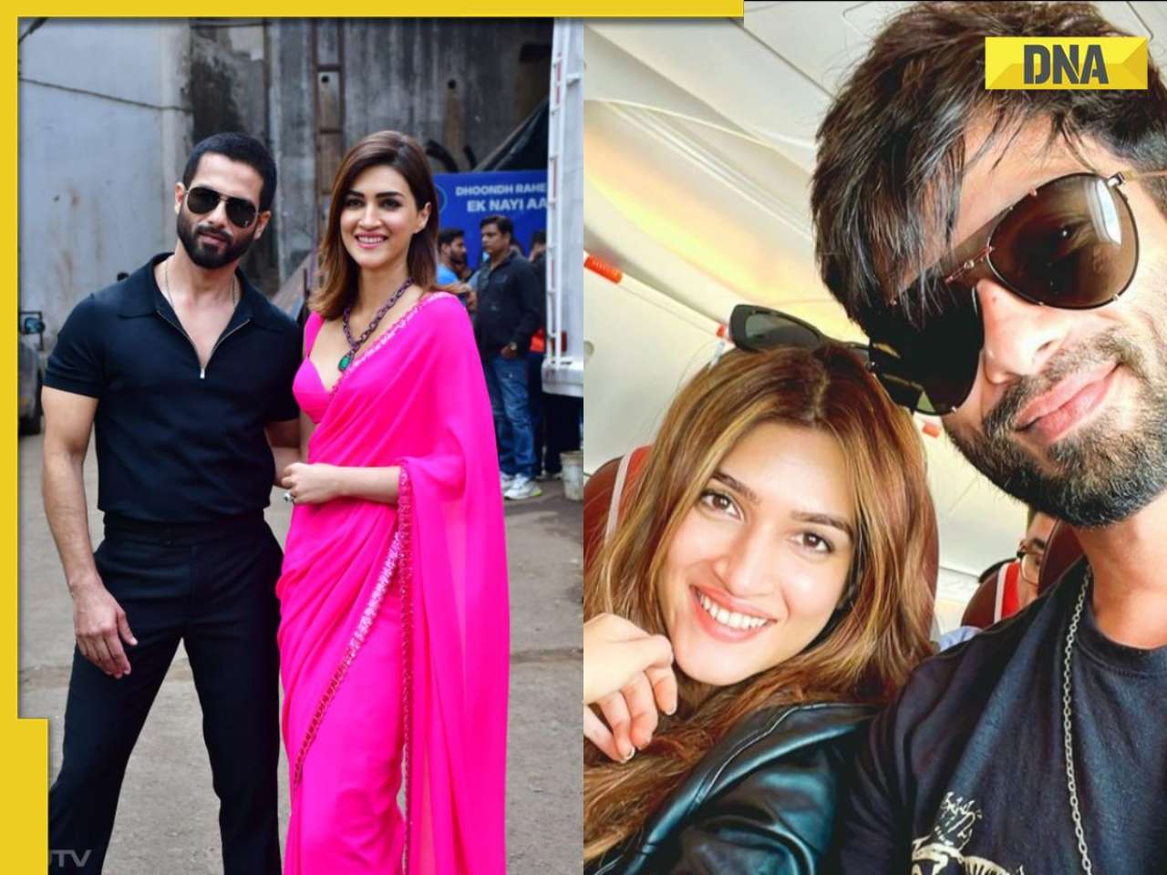 Kriti Sanon shares in-flight selfie with Shahid Kapoor, sparks ‘Cocktail 2’ buzz on his birthday