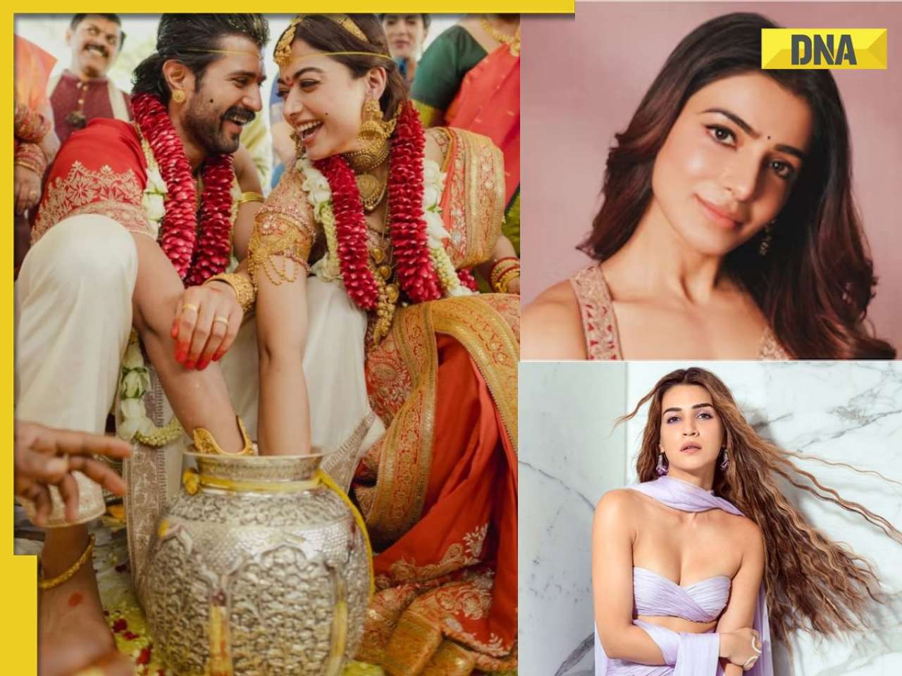 Rashmika Mandanna-Vijay Deverakonda Wedding: From Samantha Ruth Prabhu, Sreeleela, Kriti Sanon to Vijay Verma, here's how celebrities showered love on 'Virosh' wedding