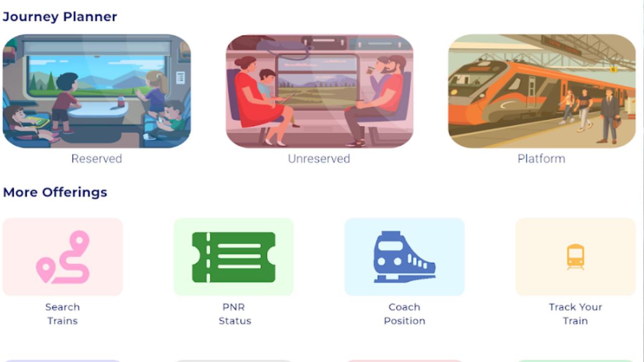  RailOne App Features