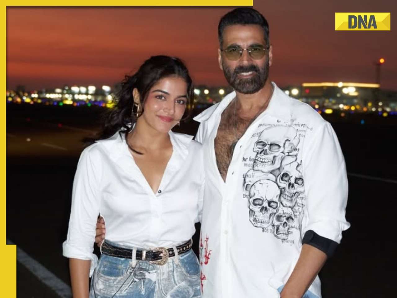 Akshay Kumar, Wamiqa Gabbi kick off Bhooth Bangla promotions with sky-high entry at Nashik college - Watch viral video
