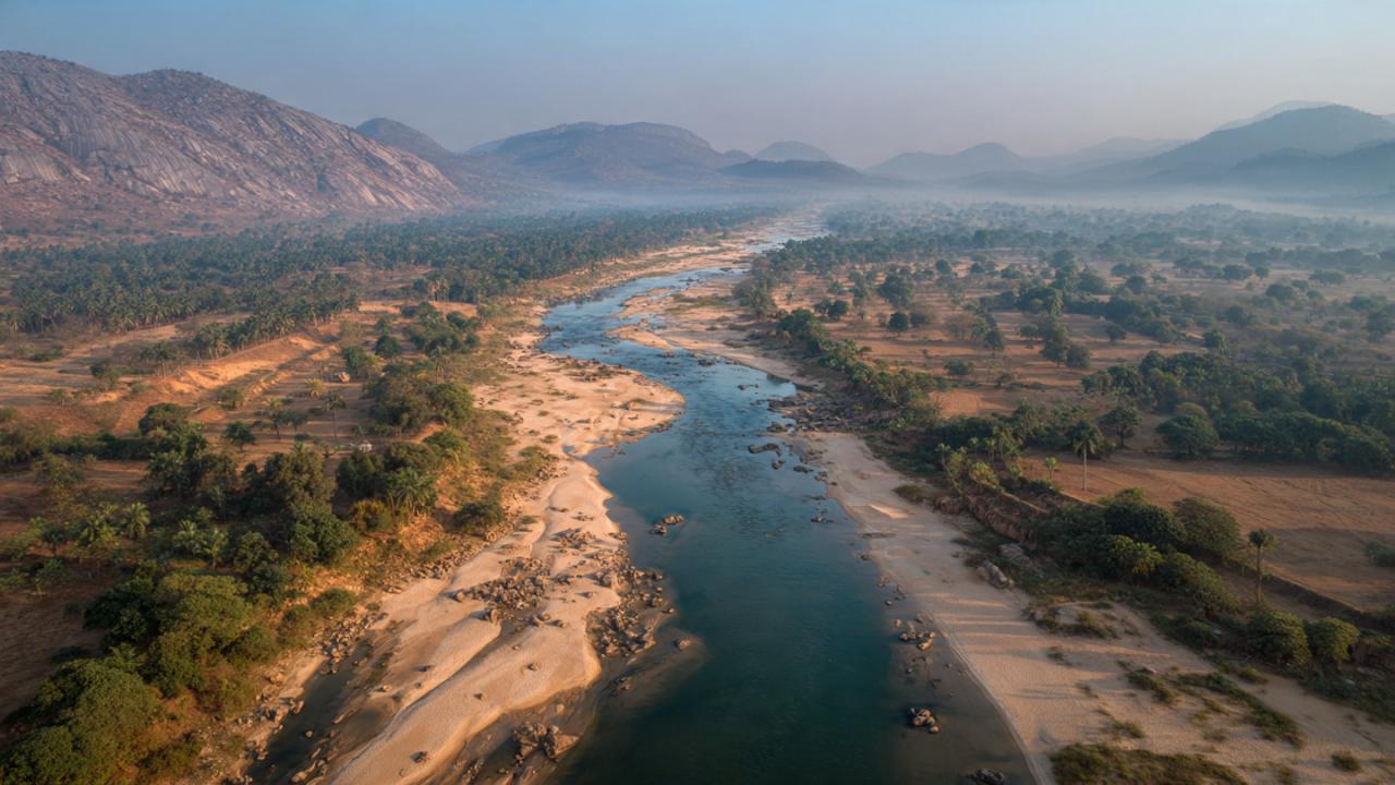 किन-किन जगहों से होकर बहती है पलार नदी?