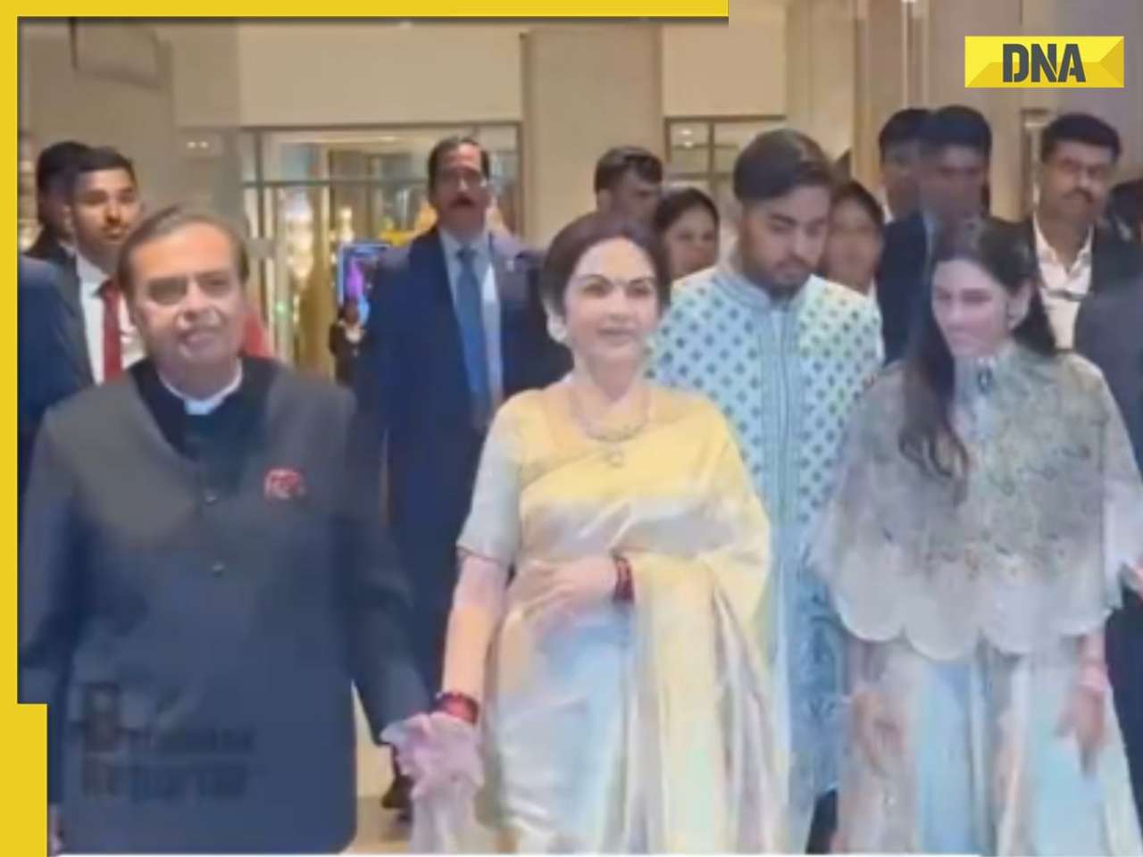 Mukesh Ambani, Nita Ambani impress paparazzi with sweet gesture at Arjun Tendulkar-Saaniya Chandok’s wedding, Watch 
