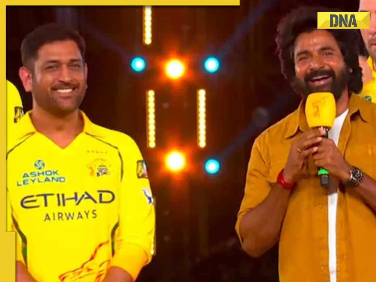 MS Dhoni to play IPL till 60? Ex-CSK captain's chat with Sivakarthikeyan goes viral, watch