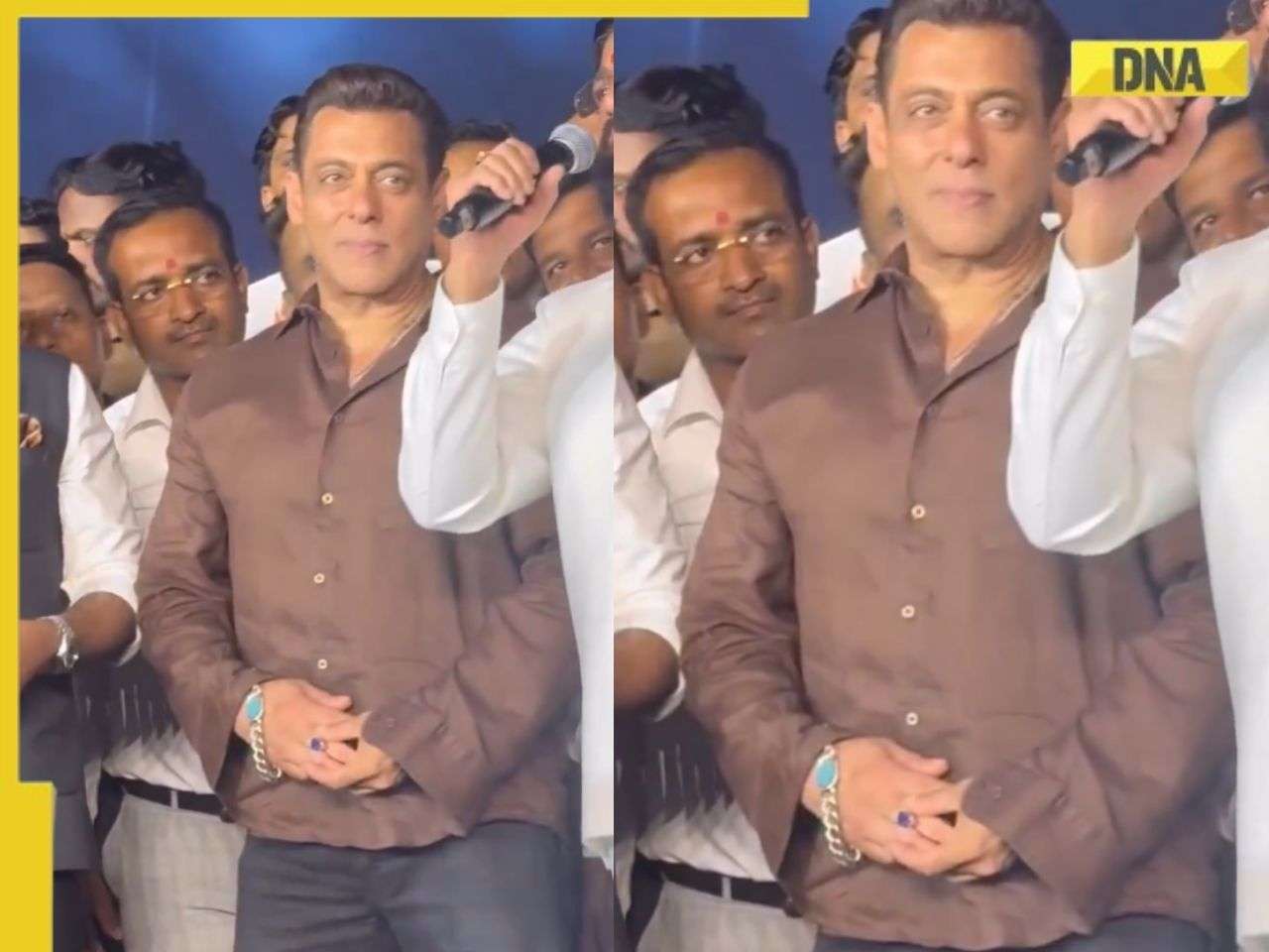 Viral video: Salman Khan believes in buri nazar, superstar puts this special blue ring on middle finger, fans react: 'May Allah protect him'