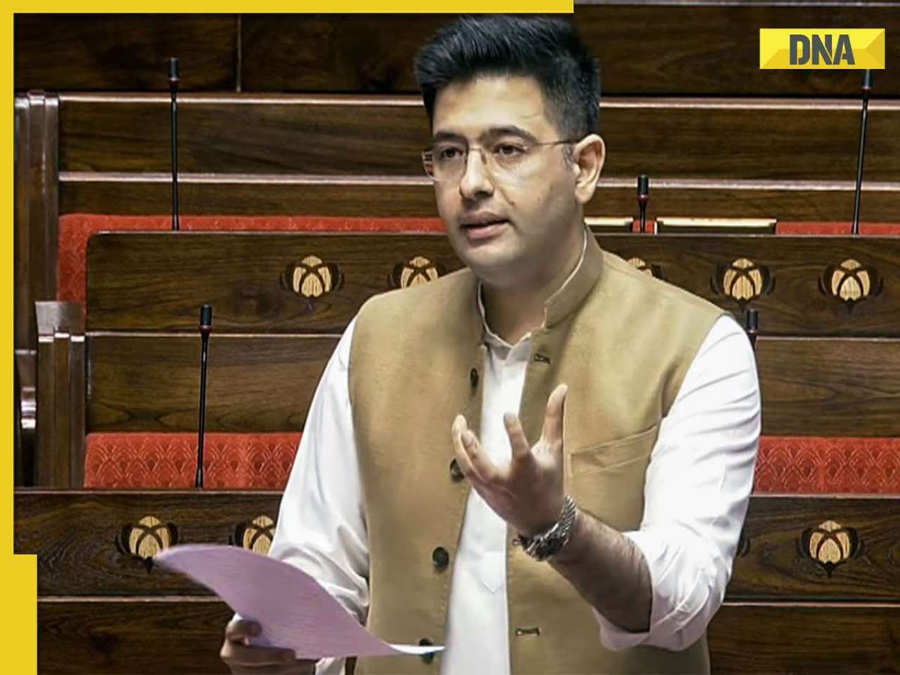Raghav Chadha's first reaction after AAP removes him as Rajya Sabha deputy leader; WATCH