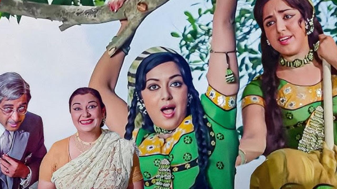 Hema Malini Double role film