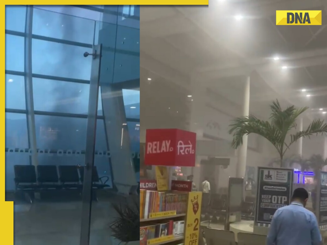 Fire breaks out inside Terminal 1B of Mumbai's Chhatrapati Shivaji Maharaj International Airport